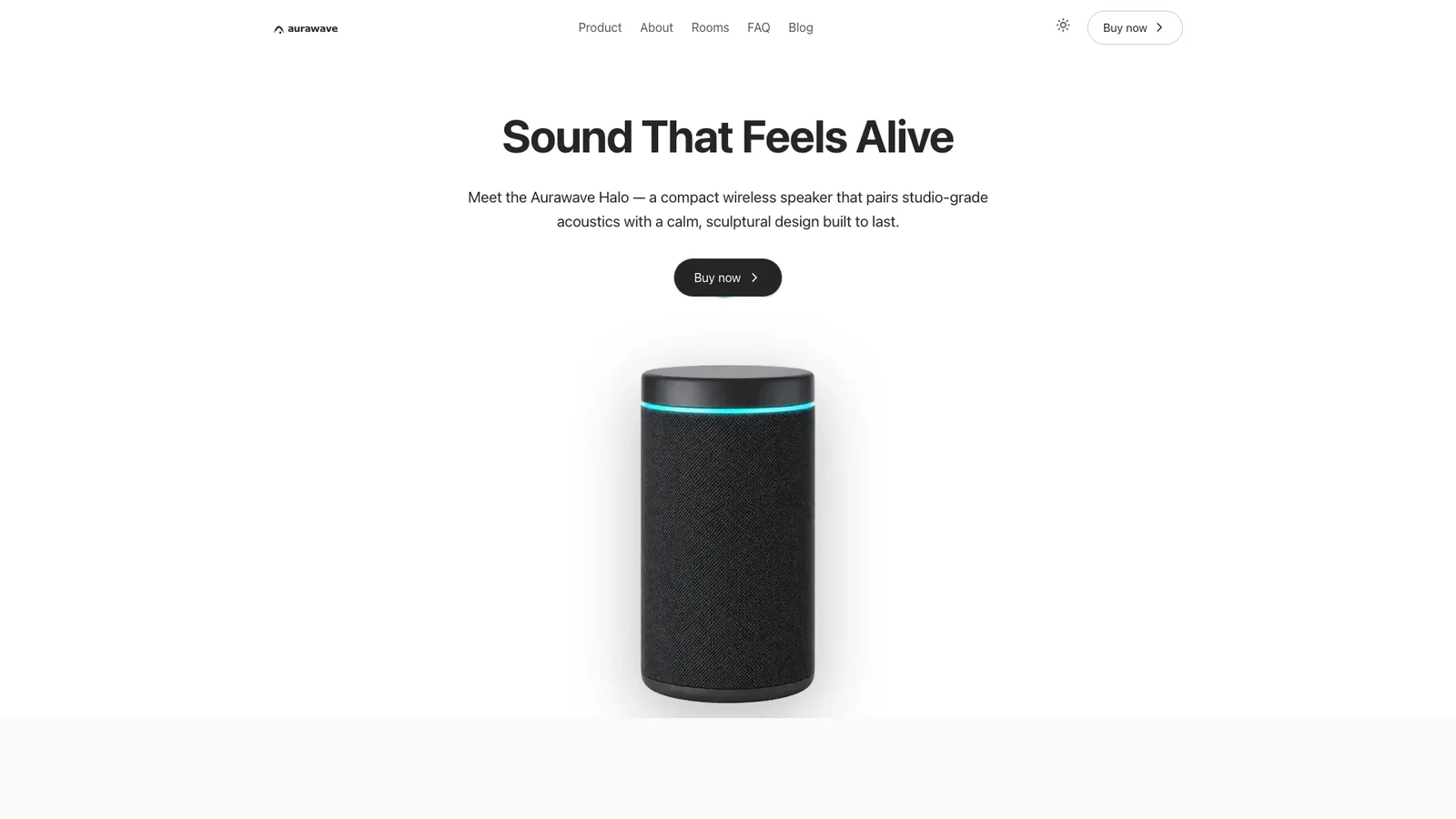 Aurawave Audio Landing result preview