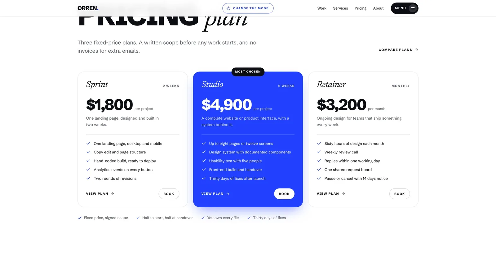 Cobalt Serif Freelancer Site result preview 2