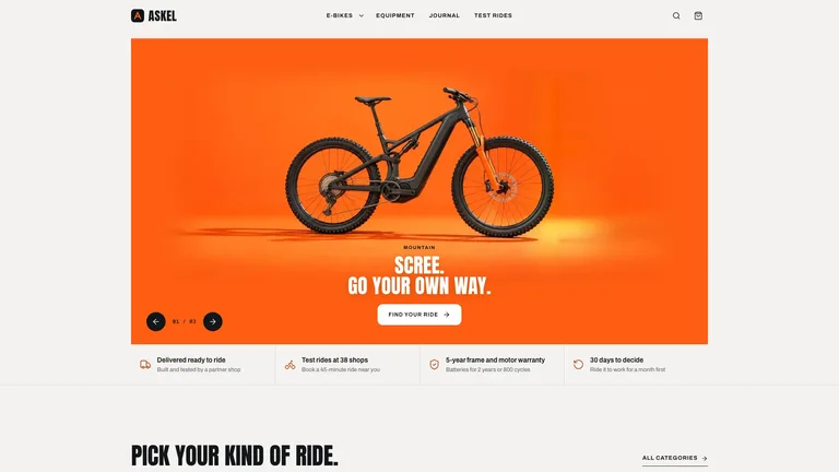 Ember E-Bike Store result preview