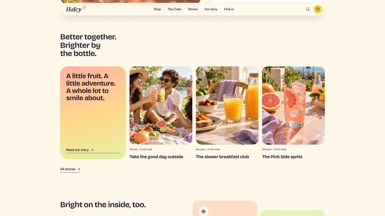 Gradient Juice Brand Site result preview 2