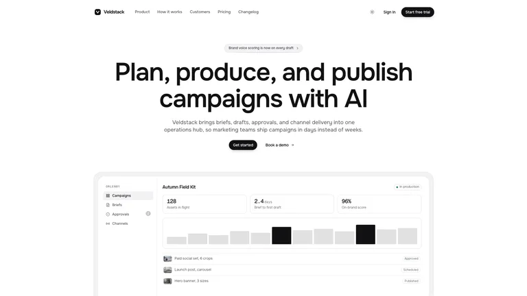 Quartz SaaS Landing result preview