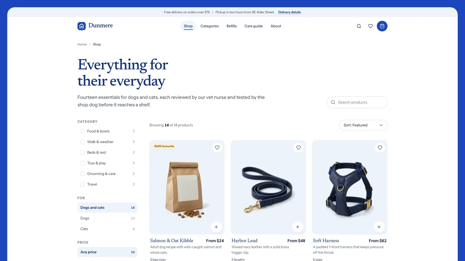 Royal Blue Pet Store result preview 3