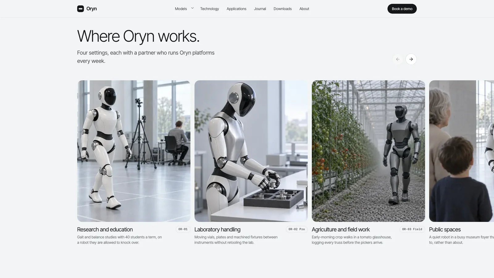 Silver Robot Product Site result preview 2